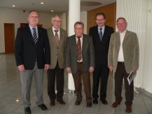  v.l. Peter Alexander, Ulrich Jeromin (Bochum), Jürgen Grondziewski (Dortmund), Reinhold Spohn (Herne), Franz Josef Bomnüter (Iserlohn) 